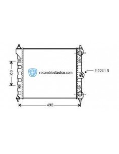 Comprar Radiador refrigeración VW Polo III 1.0/1.1/1.3 -94