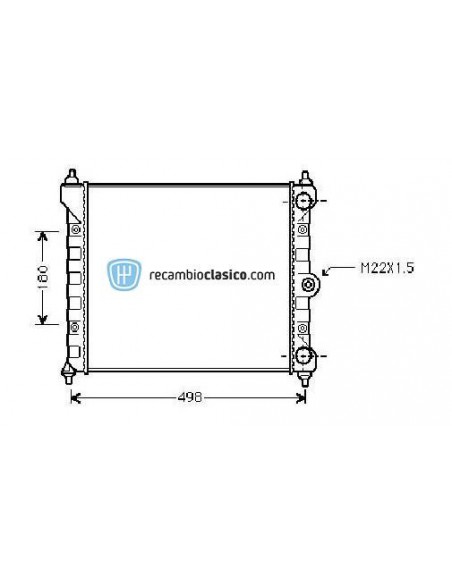 Comprar Radiador refrigeración VW Polo III 1.0/1.1/1.3 -94
