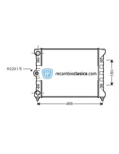 Comprar Radiador refrigeración VW Golf III 1.4 / 1.6 9/91-