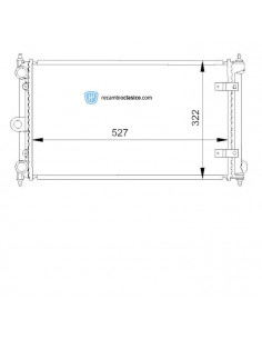 Comprar Radiador refrigeración VW Polo III 1.4D 91-94 online