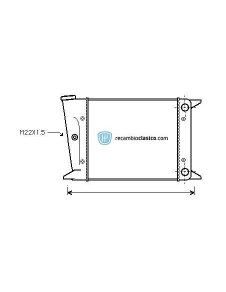 Comprar Radiador refrigeración VW Golf I online
