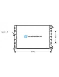 Comprar Radiador refrigeración VW Golf III 1.6 i / 1.8 i / 2.0