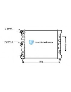 Comprar Radiador refrigeración VW Golf II 1.3 83-92 online