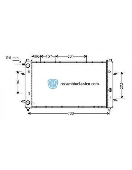 Comprar Radiador refrigeración VW Transporter IV