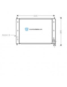 Comprar Radiador refrigeración VW Transporter 1.6 D -90 online