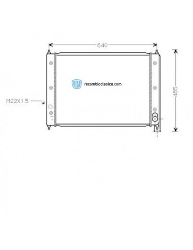 Comprar Radiador refrigeración VW Transporter 1.6 D -90 online