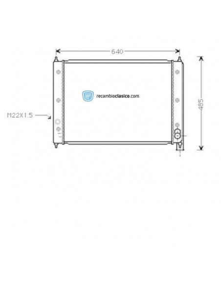 Comprar Radiador refrigeración VW Transporter 1.6 D -90 online