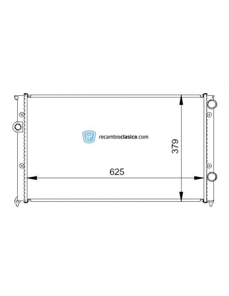 Comprar Radiador refrigeración VW Passat III 1.9D-TD CL/GL