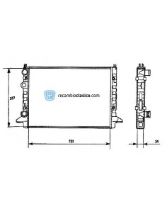 Comprar Radiador refrigeración VW Passat IV 1.9D/1.9TD +AC