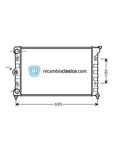 Comprar Radiador refrigeración VW Passat III online