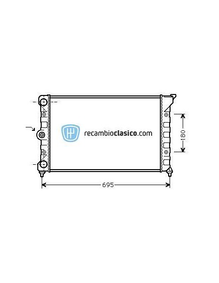 Comprar Radiador refrigeración VW Passat III online