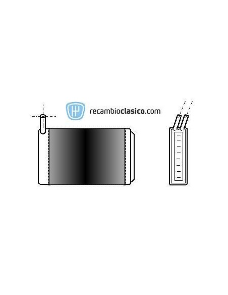 Comprar radiador de calefacción VW Golf/Passat I Serie 73-88