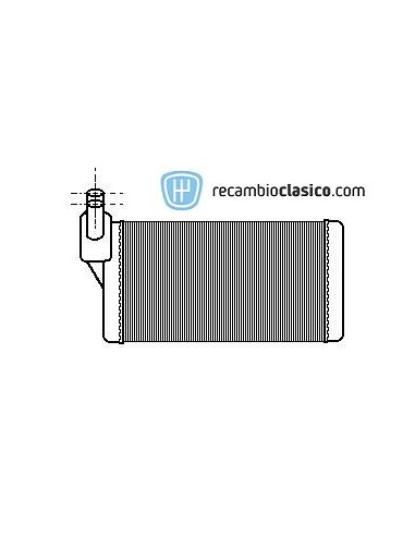 Comprar radiador de calefacción VW Transporter 90- online