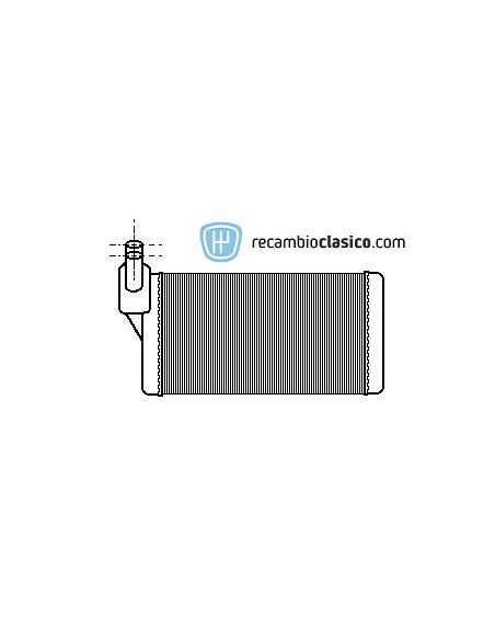 Comprar radiador de calefacción VW Transporter 90- online
