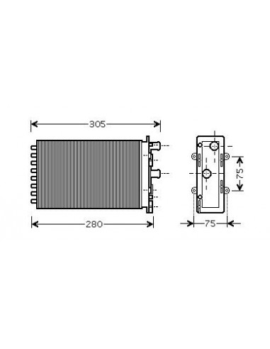 Comprar radiador de calefacción VW Transporter 90-03 (Rear