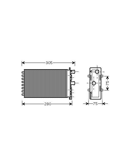 Comprar radiador de calefacción VW Transporter 90-03 (Rear