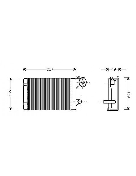 Comprar radiador de calefacción VOLKSWAGEN Polo I 75-81/ Polo
