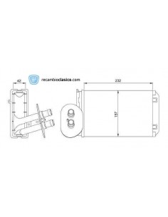 Comprar radiador de calefacción VOLKSWAGEN Transporter 98-03