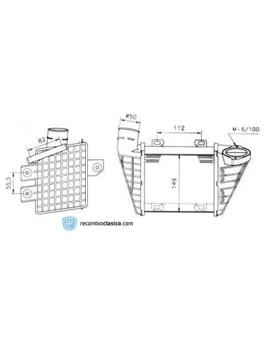 Comprar Intercooler VW Golf III(1.9TDi)//VW Vento 1.9 TDi 93-