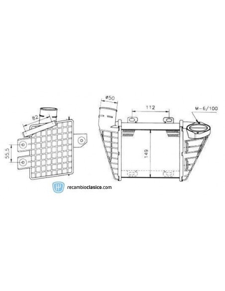 Comprar Intercooler VW Golf III(1.9TDi)//VW Vento 1.9 TDi 93-