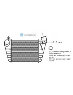 Comprar Intercooler AUDI A3 1.8i/1.9 TDi 96- // VW Golf IV - VW