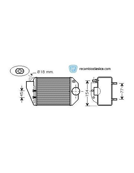 Comprar Intercooler VW Passat 2.5TDi 98-03 (Esq) online