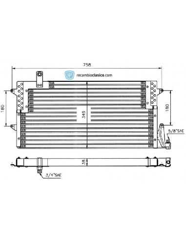 Comprar Condensador aire acondicionado VW Passat IV 93-96 online