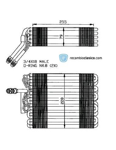 Comprar Evaporador aire acondicionado VW Golf II online
