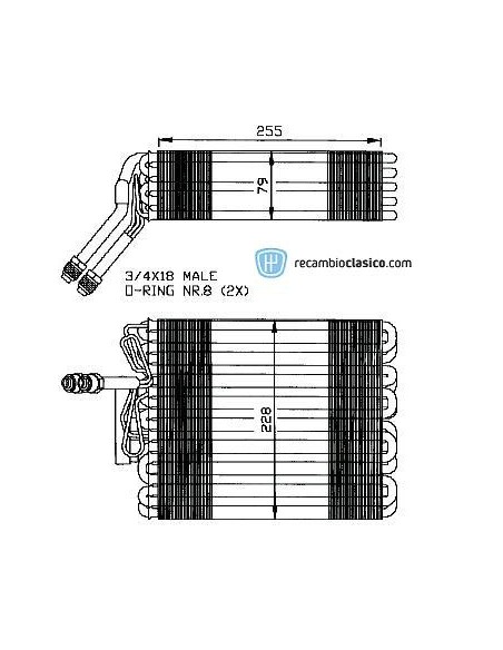 Comprar Evaporador aire acondicionado VW Golf II online