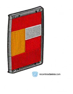 Comprar Tulipa trasera izquierda RANGE ROVER con borde negro