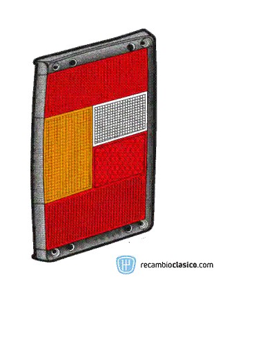 Comprar Tulipa trasera izquierda RANGE ROVER con borde negro