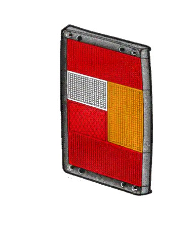 Comprar Tulipa trasera derecha range rover con borde negro