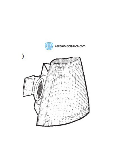 Comprar Tulipa intermitente delantero color en blanco lado