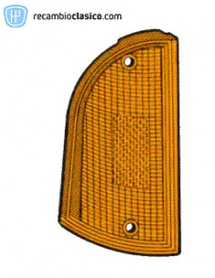 Comprar Tulipa intermitente delantero color ámbar lado derecho