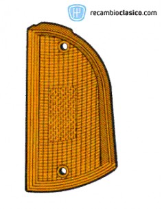 Comprar Tulipa intermitente delantero color ámbar lado