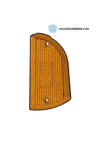 Comprar Tulipa intermitente delantero color ámbar lado