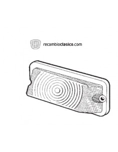 Comprar Tulipa intermitente delantero en color en blanco lado