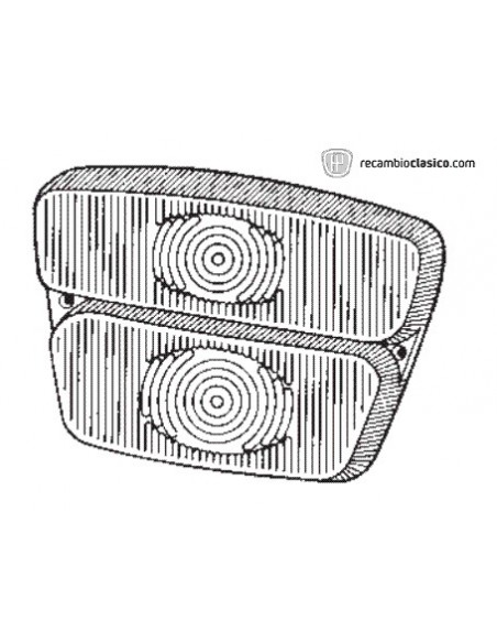 Comprar Tulipa intermitente delantero en color en blanco con