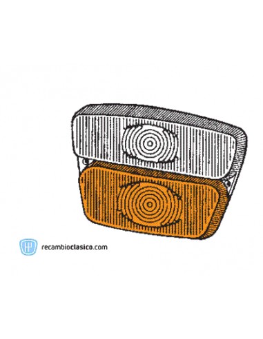 Comprar Tulipa intermitente delantero color ambar con luz de