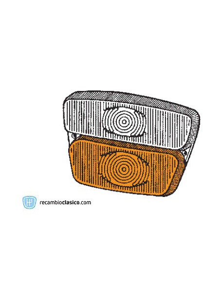 Comprar Tulipa intermitente delantero color ambar con luz de