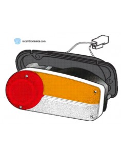 Comprar Piloto trasero lado derecho con tapa portalámpara