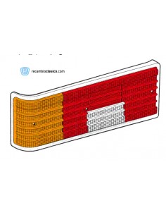 Comprar Tulipa trasera izquierda CHRYSLER 150 borde metálico