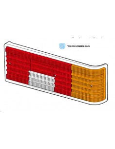 Comprar Tulipa trasera derecha CHRYSLER 150 borde metálico
