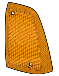 Tulipa intermitente delantera izquierda ámbar CHRYSLER 150. Sin tornillos de sujeción 2