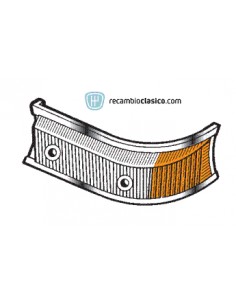 Comprar Tulipa delantera intermitente en color blanco y ámbar