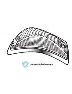 Comprar Tulipa delantera intermitente en color blanco lado