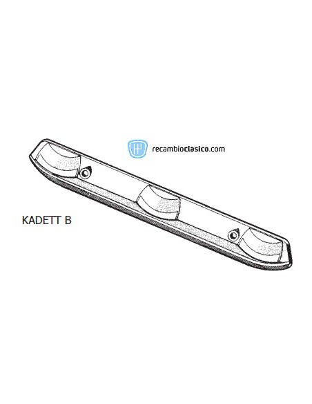 Comprar Luz matricula trasera metálico OPEL KADETT B online