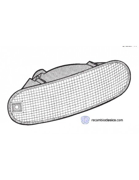 Piloto intermitente delantero izquierdo blanco Volkswagen New Beetle 1C0953155L